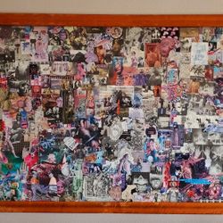 Massive Hand Made Collage (5' W x 2.5' H)
