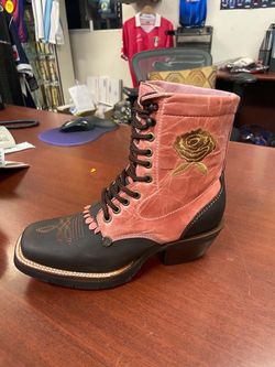 Botín Rodeo de piel para mujer