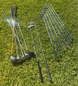 Old golf clubs