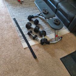 Weights And Bench. 