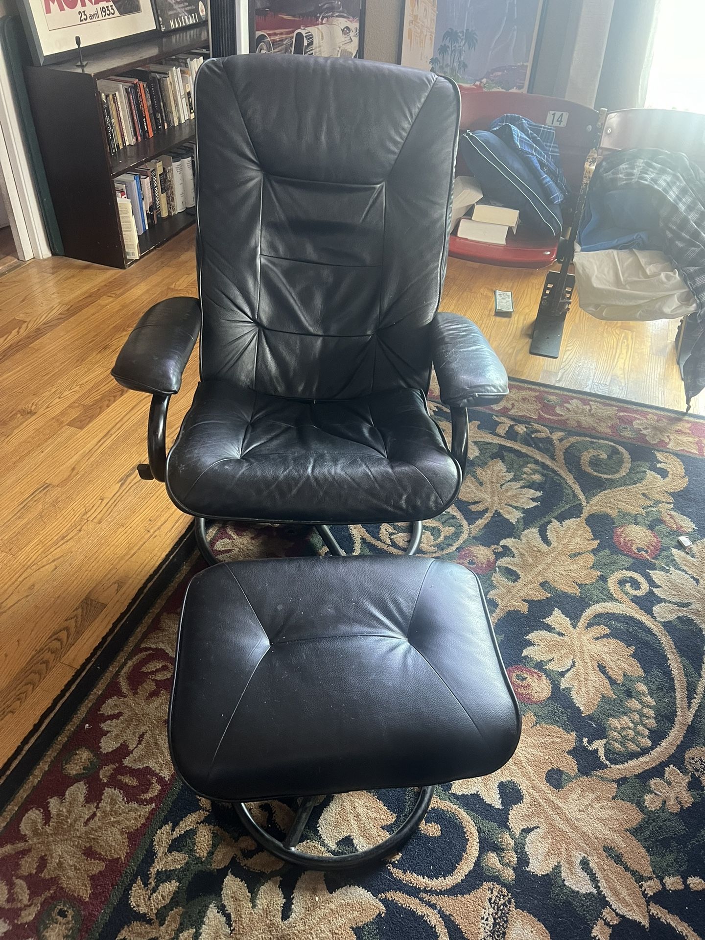 Chair and ottoman