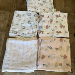 Baby Muslin Swaddle Blankets 