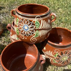 Ollas De Barro! Tamaño Grande De México!