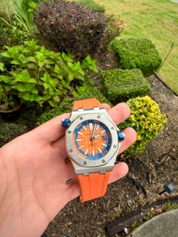ORANGE STAINLESS STEEL ROYAL OAK AP