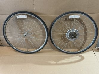 Vintage Schwinn S-7 27” Wheels With Reflectors