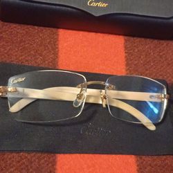 Cartier white buffs NEW