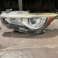 Q50 2015 and up driver headlight