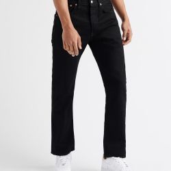 Men's Levi's 501 Original-Fit Jeans, Size: 34 X 32, Black