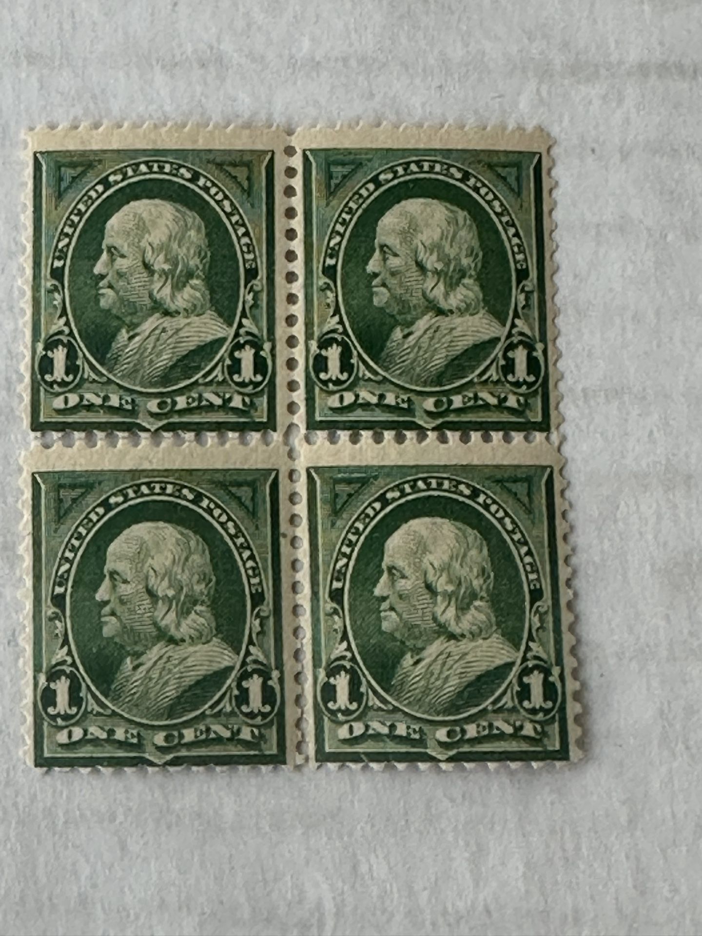 United States 279 Block Of 4 stamps Mint No Hinge