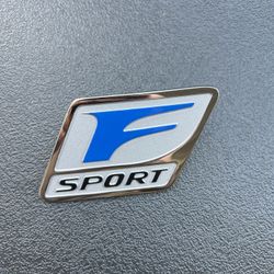 LEXUS F SPORT BADGE METAL EMBLEM IS250 IS350 IS RCF ISF RX CH CT NX LX UX