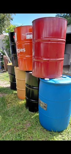 Metal Barrel used