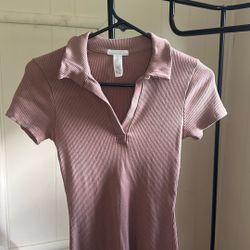 Medium Tan Ribbed Dress
