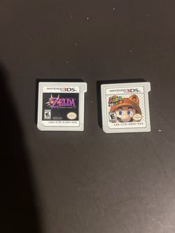 Nintendo 3DS Game Cartridges Bundle – Zelda & Mario