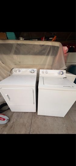 Ge washer/and gas dryer