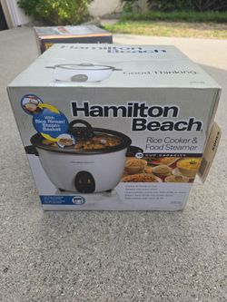 Hamilton Beach 16-Cup Rice Cooker & Food Steamer