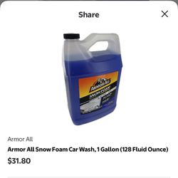 Armor All Snow Foam Car Wash 1 Gallon