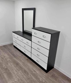 Modern Dresser – 6 Drawers – Matte or Glossy – FREE Delivery  Modern 6-drawer dresser, comes fully assembled and ready to use