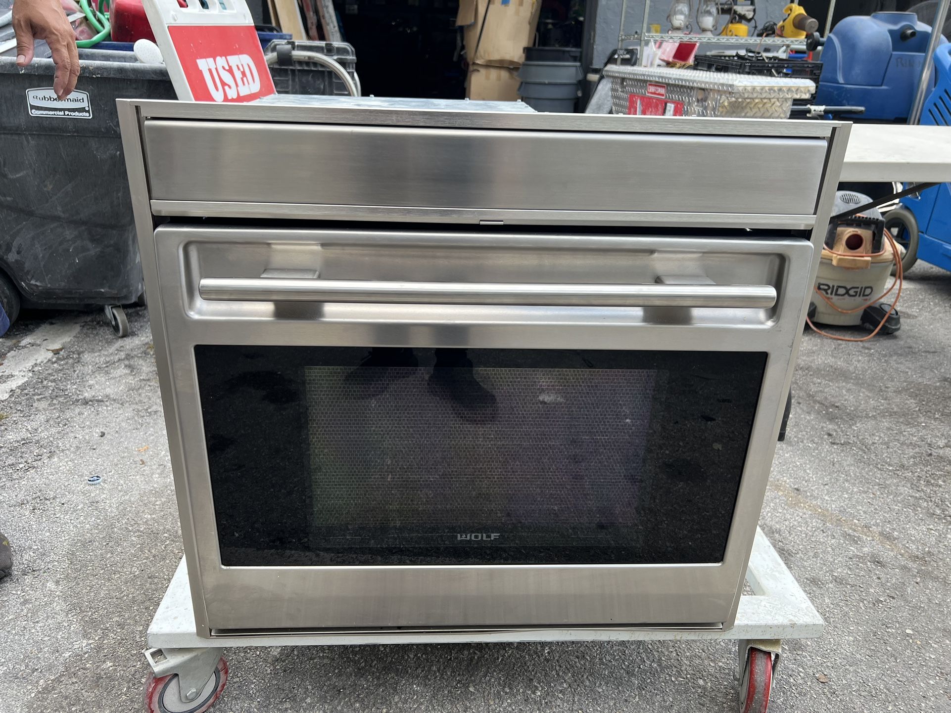 Used Wolf Oven and Cooktop Combo