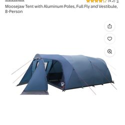 Moose jaw Comfortress Camping Tent 8 Person-new 