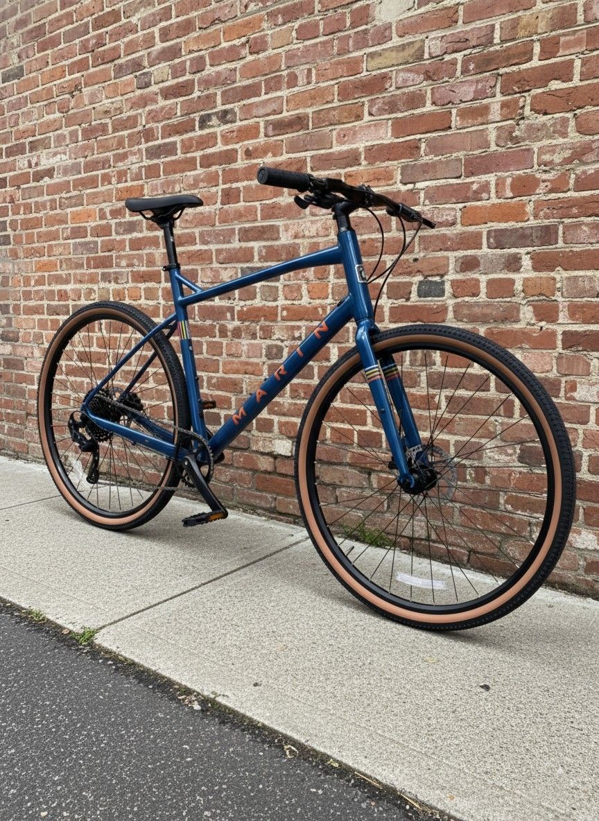 NEW 2025 XL MARIN DSX BLUE ORANGE FLATBAR FLAT BAR ADVENTURE GRAVEL ROAD BIKE