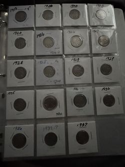 27 Buffalo Nickels- Different Years