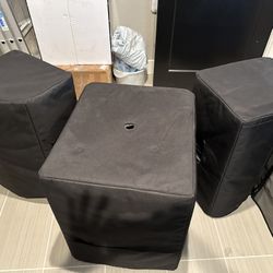 EV- ELX118, 18” 700Watts, Amplifer (1) EV-ELX115-1000W (2)