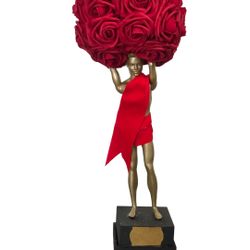 Bundle of 11 Red “Oscar” Style Floral Centerpiece for Table Decor Special Events