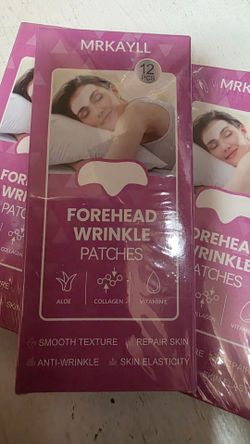 Forehead wrinkle patches