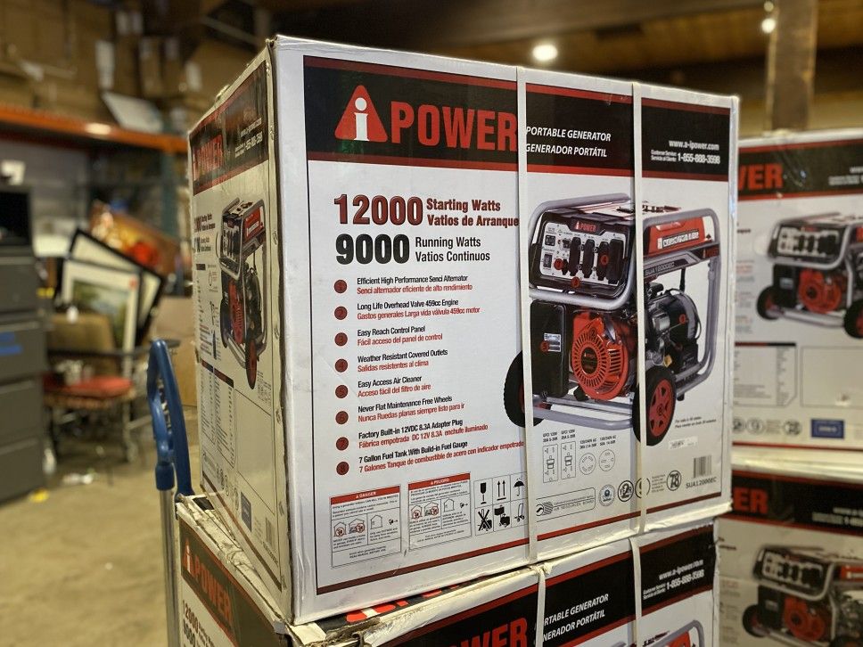 9000-Watt Portable Generator (Auburn Store)