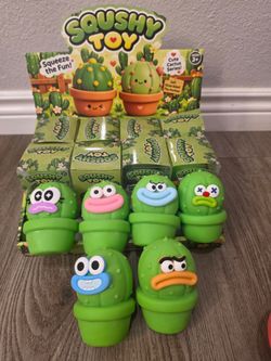 Crunchy Squishy Toy Cactus Series