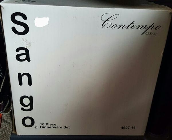 BRAND NEW IN BOX Sango Contempo Cream 16-piece Dinnerware Set for ... BRAND NEW IN BOX Sango Contempo Cream 16-piece Dinnerware Set for ...
