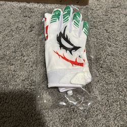 Essential Wear Football Gloves - Super Tacky Grip (Youth & Adult) | All-Weather Performance | White