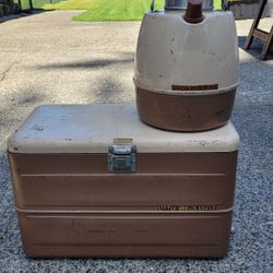 Little Brown Chest Cooler &Jug