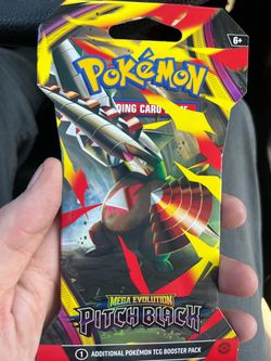 Pokémon Mega Evolution Pitch Black ME05 Sleeved Booster Packs-Sealed