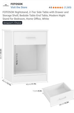 Bedroom set: bed frame, mattress and nightstand for sale