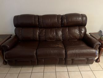 Leather couch