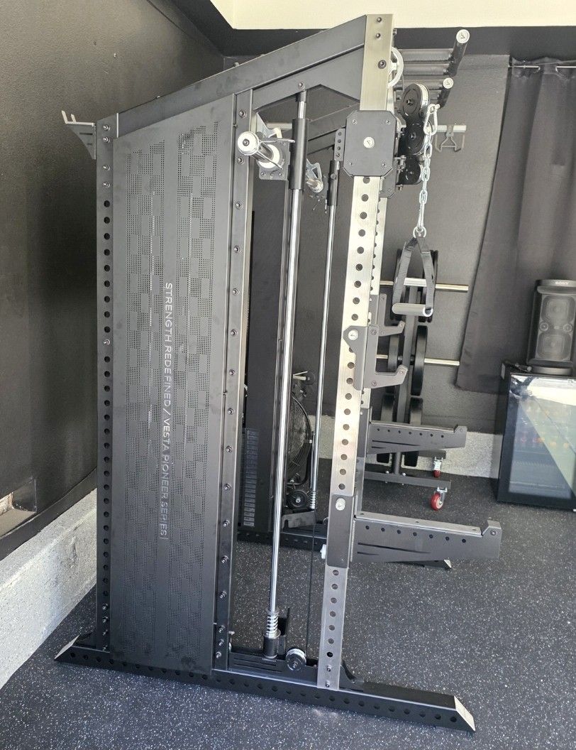 🔥NEW Vesta Pioneer 3in1 | Functional trainer | Squat Rack | Smith Machine | 200lbs weight stack | Gym Equipment | Commercial Grade | FREE DELIVERY 🚛