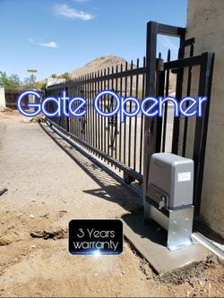Gate Opener New . Motor Para Puerta Nuevo .