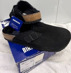 Birkenstock Boston Shearling Clogs Size 46