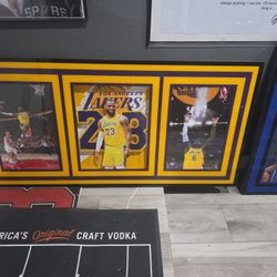 Lebron James Acrylic 4x2 Frame 