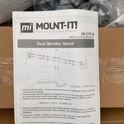 Mount-it Dual Monitor Stand
