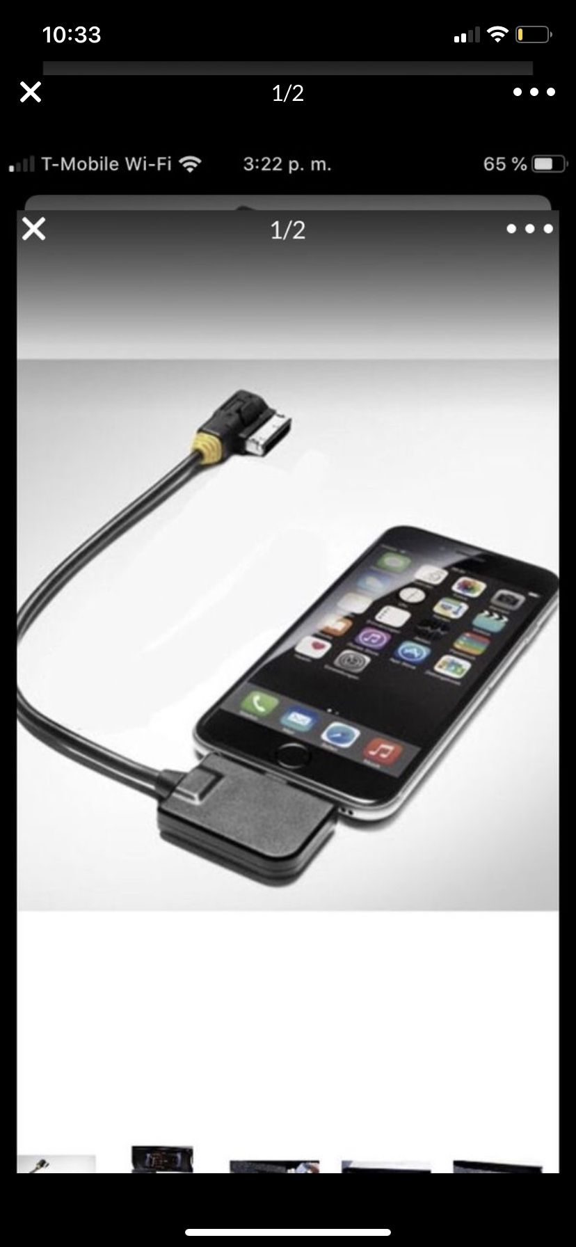 Iphone interface