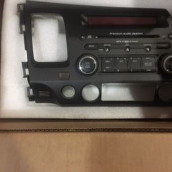 2006/2011 Honda Civic Premium Audio System Red Color