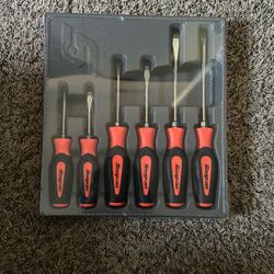 Snap On 6 Piece Soft Grip Combination Screwdriver Set