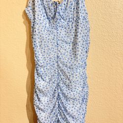 H&M Blue Floral Dress