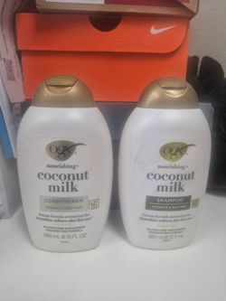 OGX Nourishing + Coconut Milk Shampoo and Conditioner