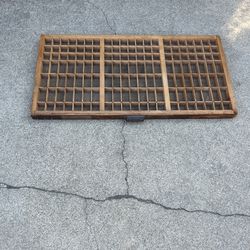 Vintage antique  Printing Press Tray