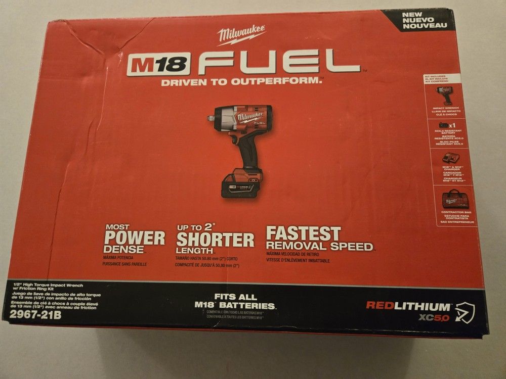 Brand New 1/2 High Torque FUEL impact Kit