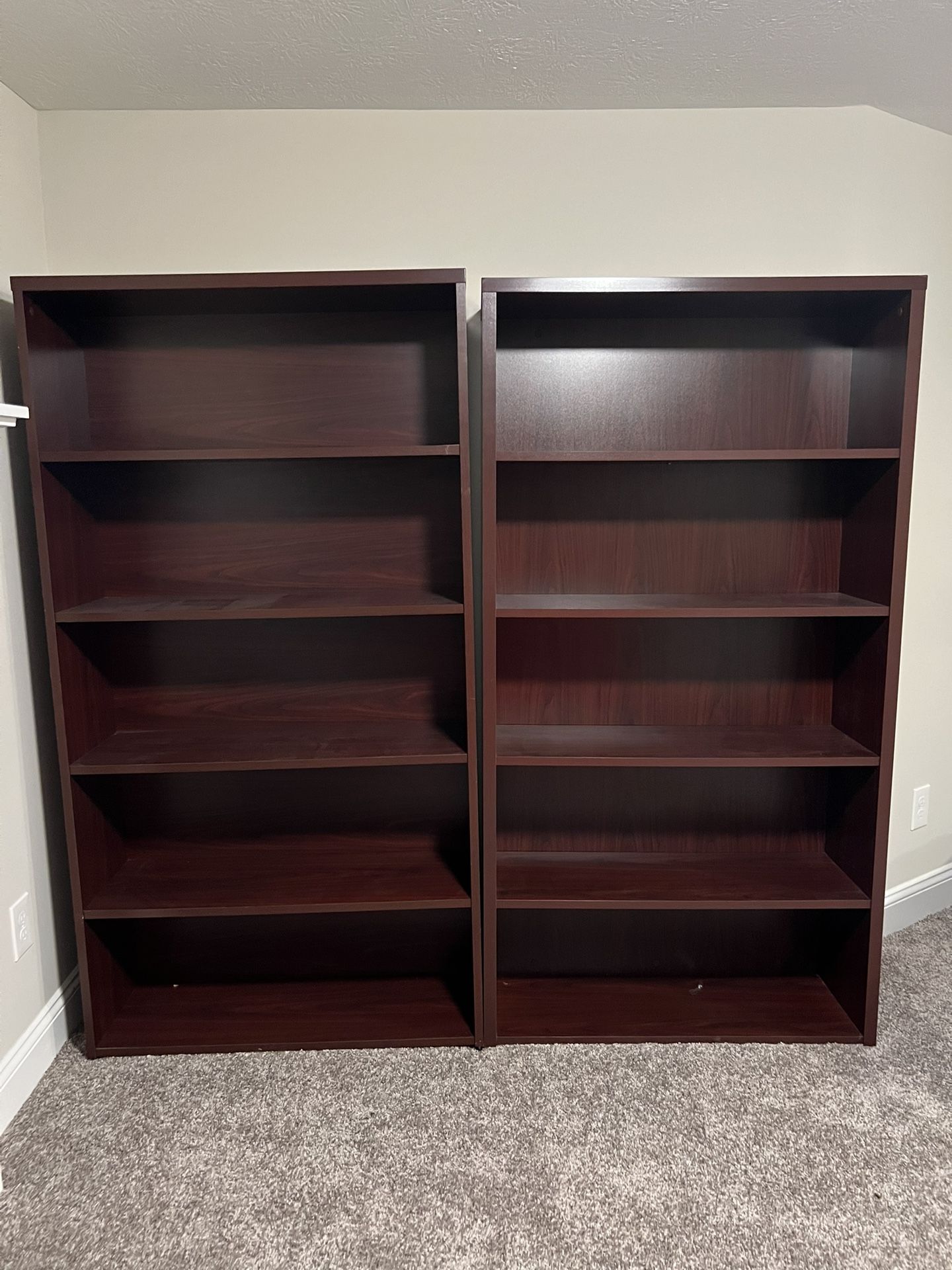 Solid mahogany Color Bookshelves