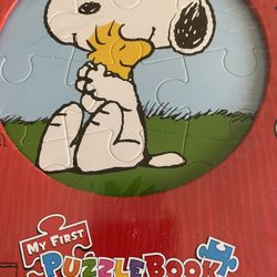Peanuts My First Puzzle Book . 5 Puzzles NEW